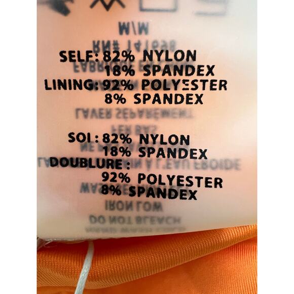 RAMY BROOK SIZE MEDIUM ISLA BIKINI SWIM BOTTOMS APRICOT ORANGE NEW - Picture 8 of 10